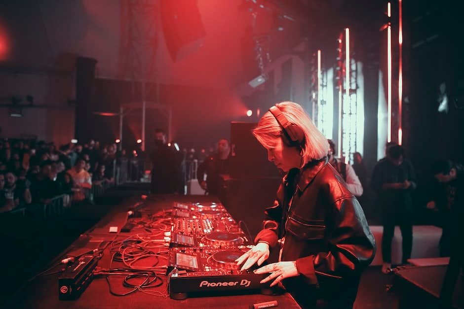 A DJ Performing in a Club